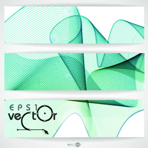 Abstract Waves Design Vector Illustration — Stock Vector