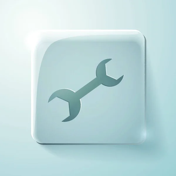 Schraubenschlüssel Web Symbol Vektor Illustration — Stockvektor