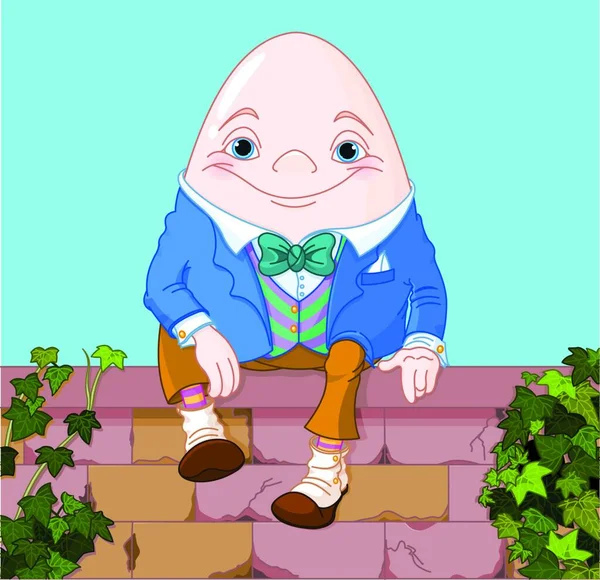 Illustration Humpty Dumpty — Stock Vector