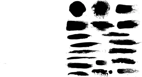 Illustration Ensemble Black Blobs — Image vectorielle