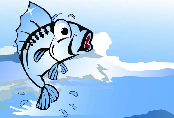 Illustration Fish — Stock Vector