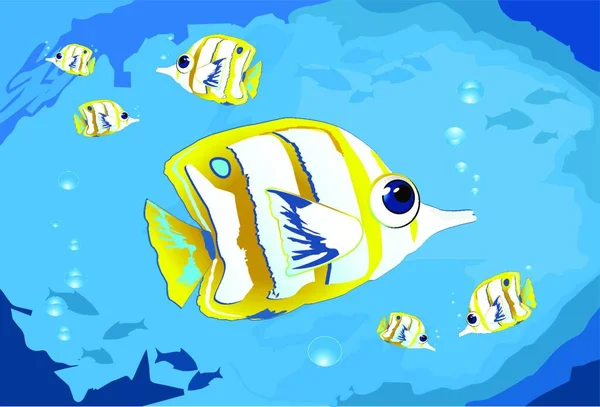 Illustration Des Fisches — Stockvektor