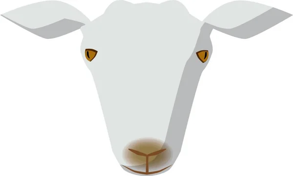 Odznaka Kozy Ilustracja Wektora Graficznego — Wektor stockowy