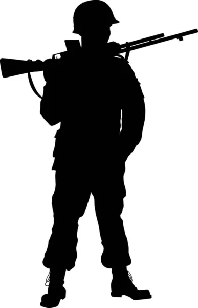 Soldat Guerriers Thème Vectoriel Illustration Conception Simple — Image vectorielle