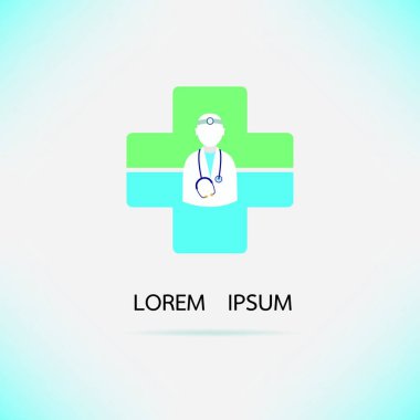 Tıbbi arka plan vektörünün gösterimi