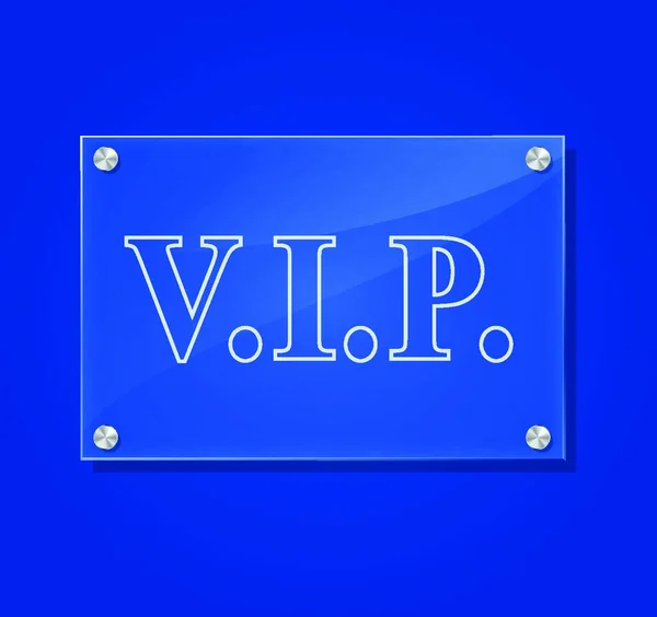 Illustration Vector Vip Sign — Stock Vector