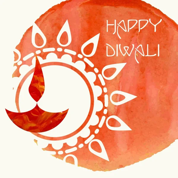 Diwali Web Basit Illüstrasyon — Stok Vektör