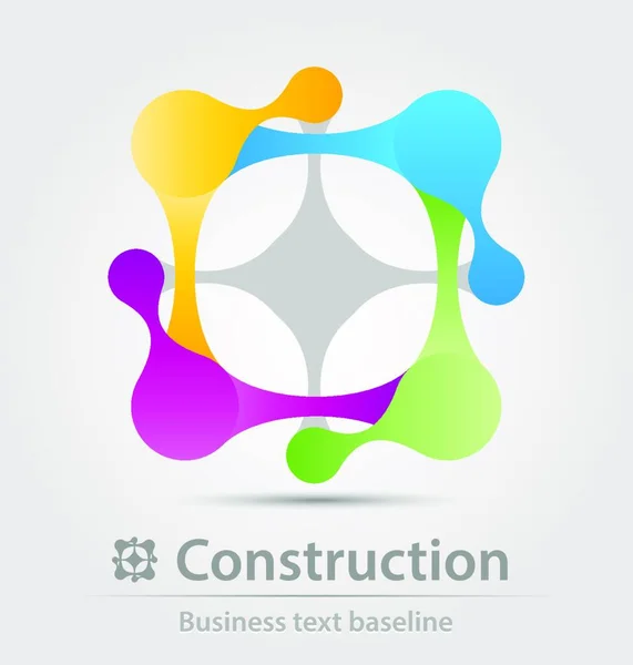 Illustration Construction Business Icon — Stock Vector