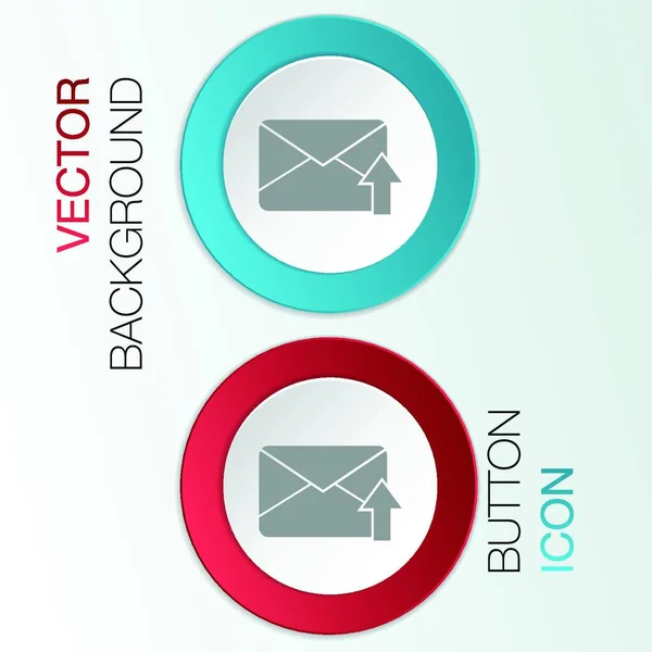 Envelope Postal Ilustração Vetorial Simples — Vetor de Stock
