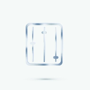 eşitleyici simge vektör illüstrasyonu