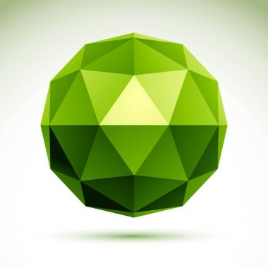 Vector 3B nesne, tasarım öğe şablonunda technolog soyut 