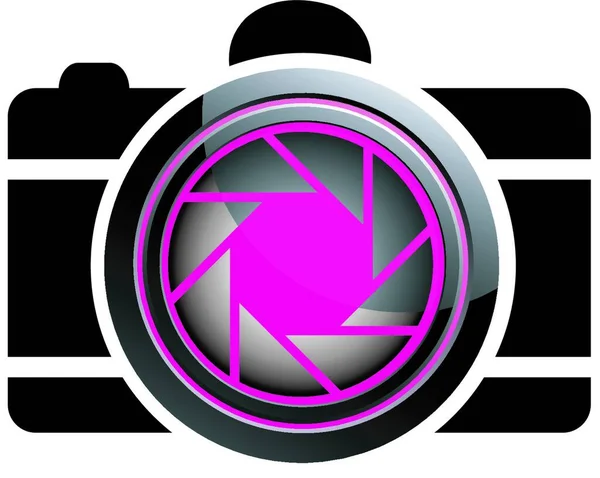 Fotografie Logo Vector Illustratie — Stockvector