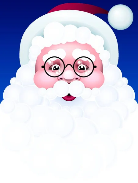 Illustration Père Noël — Image vectorielle