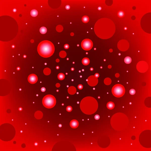 Red Background Bokeh Effect Copy Space Wallpaper — Stock Vector