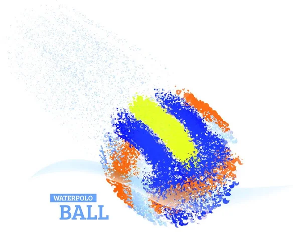 Water Polo Ball Vector Illustration — Διανυσματικό Αρχείο