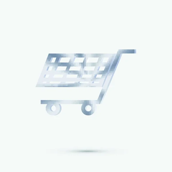 Cart Online Store Stylish Vector Illustration — Stock Vector