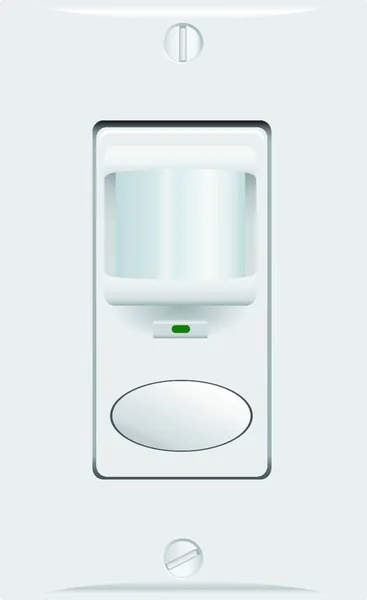 Control Wall Switch Sensor Graphic Vector Illustration — Stock Vector