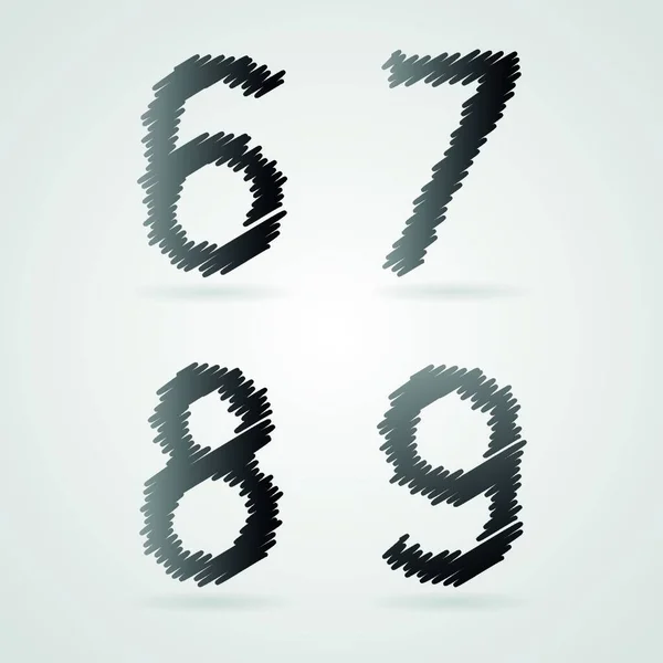 Alphabet Set Vector Illustration — Stock Vector