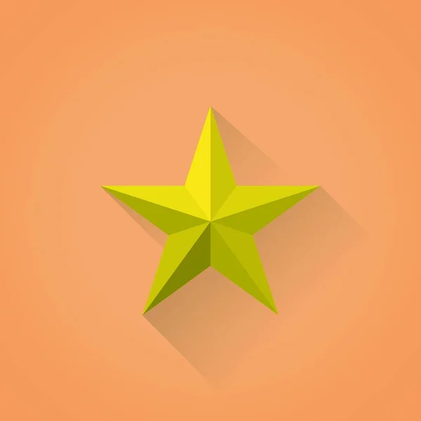 Ícone Símbolo Estrela Ilustração Vetorial — Vetor de Stock