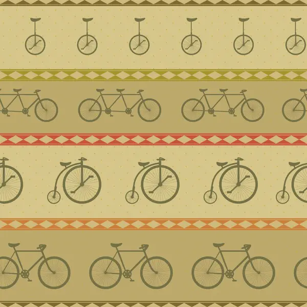 Modèle Vélo Rétro Fond Hipster — Image vectorielle