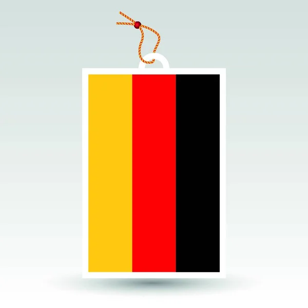 Germany Tag Vector Illustration — Stock Vector