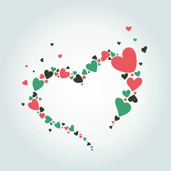 Coeur Illustration Vectorielle Colorée — Image vectorielle