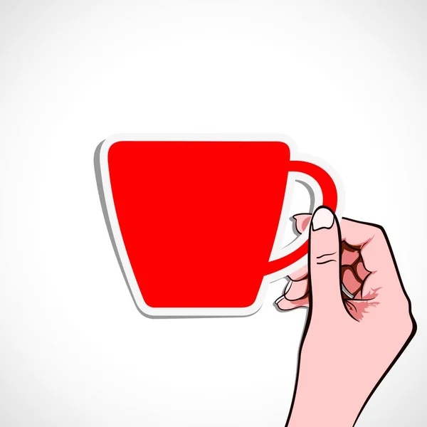 Kaffeetasse Vektor Illustration — Stockvektor