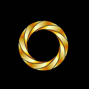 açık- fotoğrafçılık logosu vektör illüstrasyonu