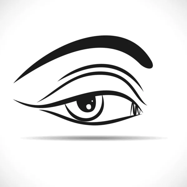 Векторная Иллюстрация Красоты Глаз — стоковый вектор