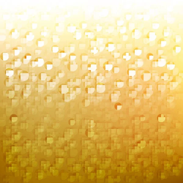 Abstrakte Goldene Hintergrund Mit Bokeh Effekt Copy Space Banner Cover — Stockvektor