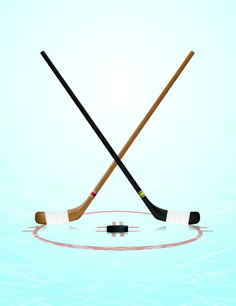 Eishockey Vektor Illustration — Stockvektor