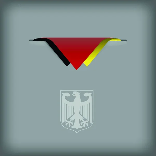 Знак Німеччини Векторний Ілюстратор — стоковий вектор