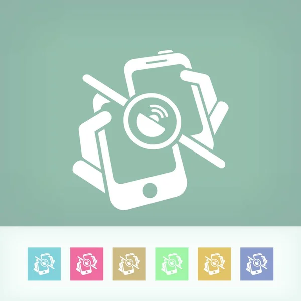 Mobile Connection Icon Vector Illustration — Stock Vector
