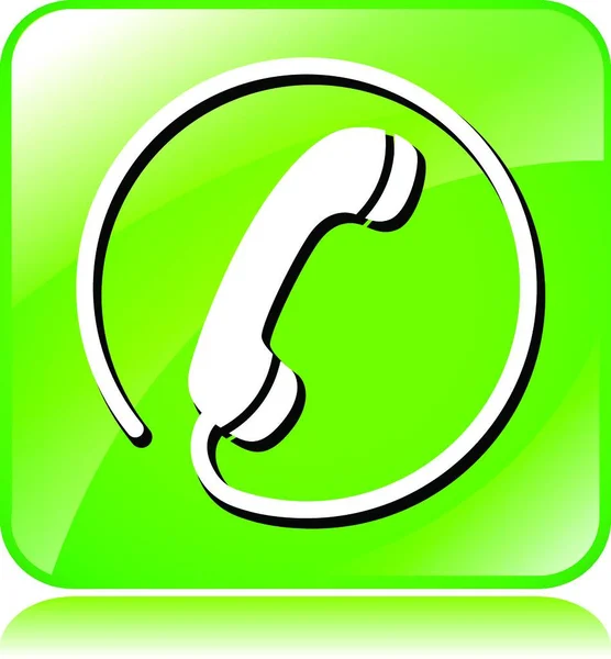 Ilustração Ícone Telefone —  Vetores de Stock