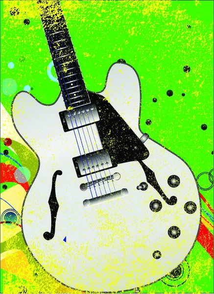 Rock Venue Poster Vector Ilustración — Vector de stock