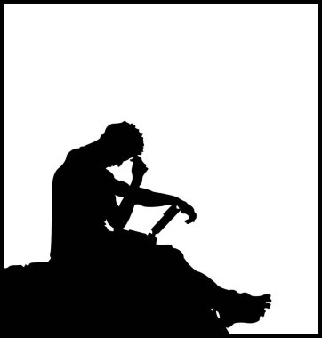 Laptop çalışması, vektör illüstrasyonu basit tasarım