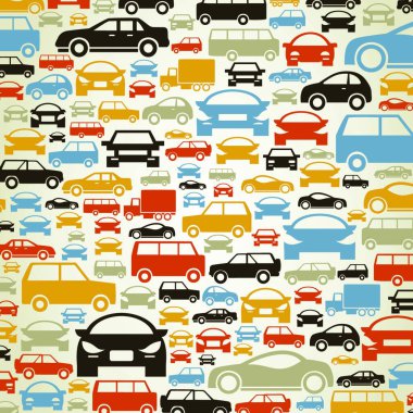 Araba arka plan vektör çizim