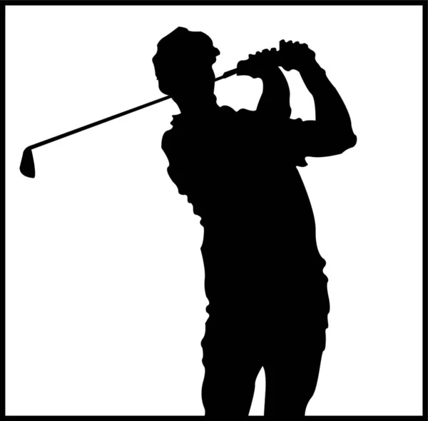 Golf Grafik Vektör Illüstrasyonu — Stok Vektör
