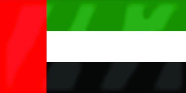 Bandera Emiratos Árabes Unidos — Archivo Imágenes Vectoriales