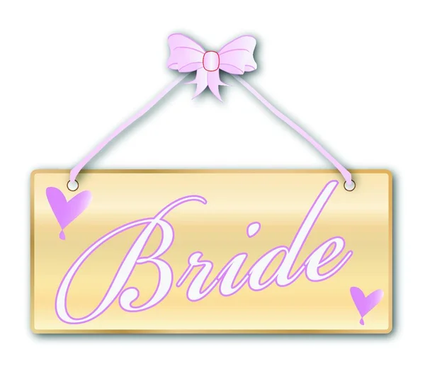 Illustration Vectorielle Bride Sign — Image vectorielle