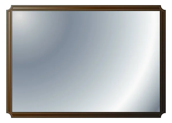 Wall Mirror Vector Illustration — стоковий вектор