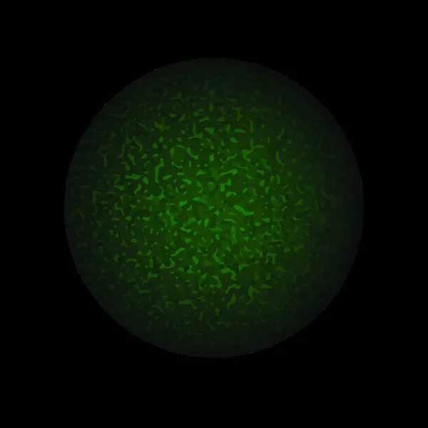 Απεικόνιση Της Πράσινης Σφαίρας — Διανυσματικό Αρχείο