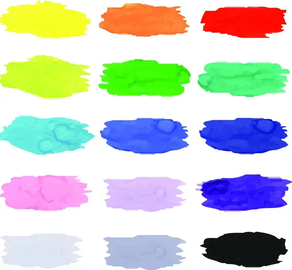 Abstrakte Hintergrundvorlage Mit Farbklecksen — Stockvektor