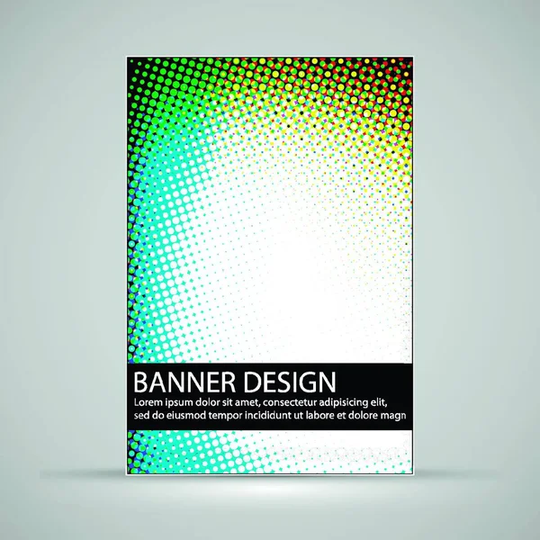 Ilustração Design Banner — Vetor de Stock