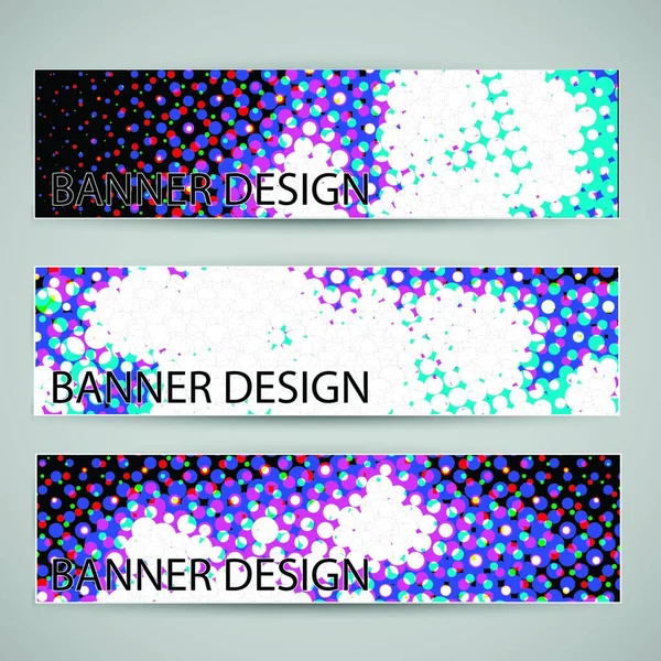 Ilustração Design Banner — Vetor de Stock