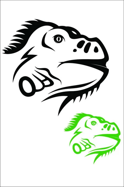 Illustration Iguana — Image vectorielle