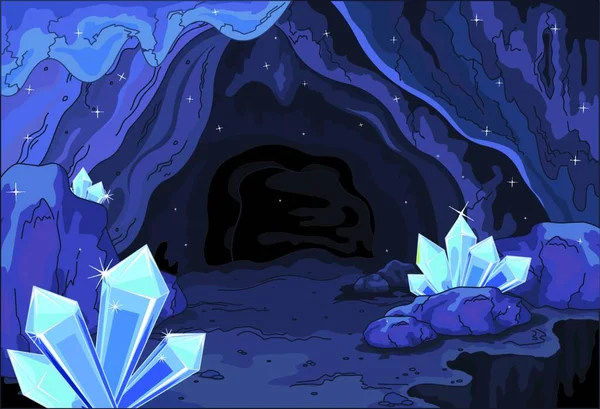 妖精の洞窟 ベクトルイラストシンプルなデザイン — ストックベクタ
