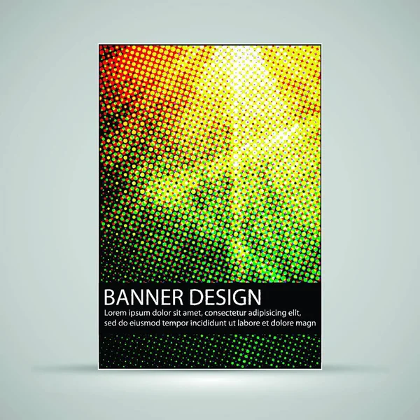 Banner Design Vektor Illustration Enkel Design — Stock vektor