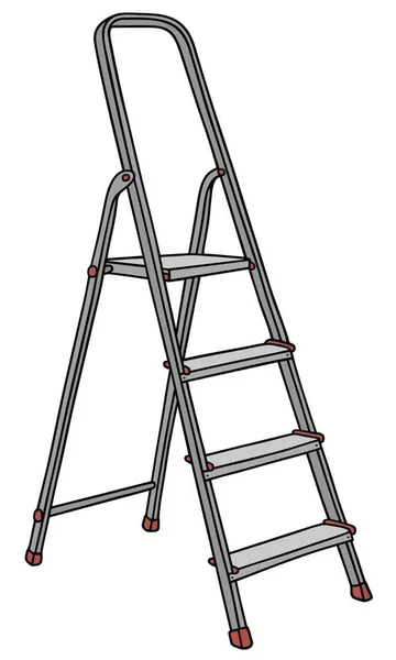 Escalera Metal Ilustración Vectorial Diseño Simple — Vector de stock
