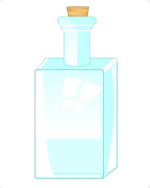 玻璃瓶 矢量图解简易设计 — 图库矢量图片